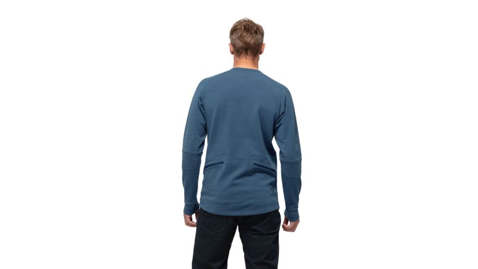 Norrona Skibotn Crew Neck Shirt - Mens, Vintage Indigo, Medium, 7042698438188