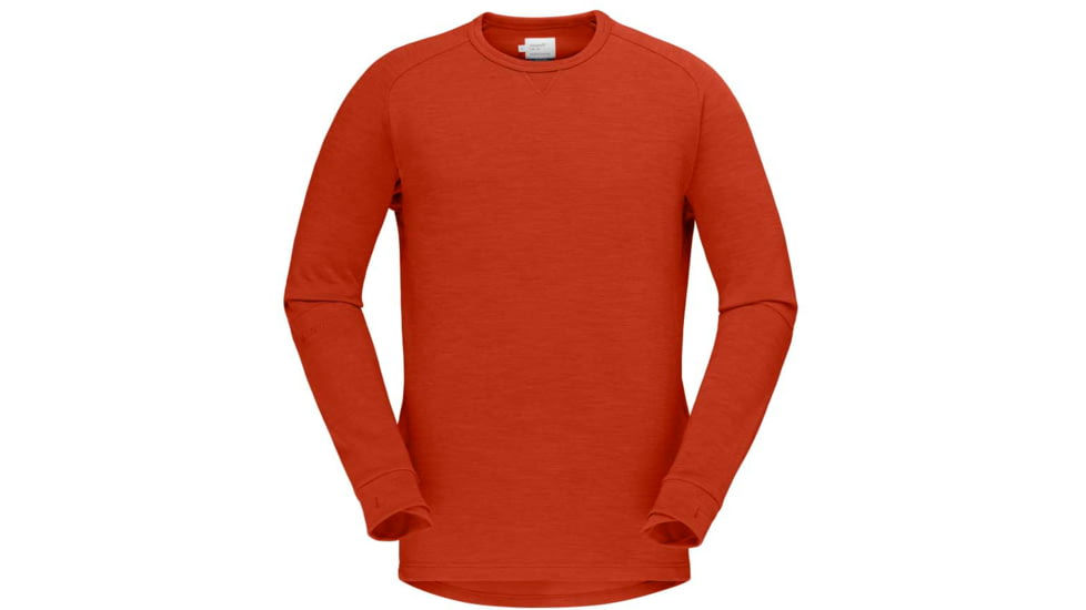 Norrona Skibotn Crew Neck Sweater - Mens, Rooibos Tea, Small, 4208-20 5510 S