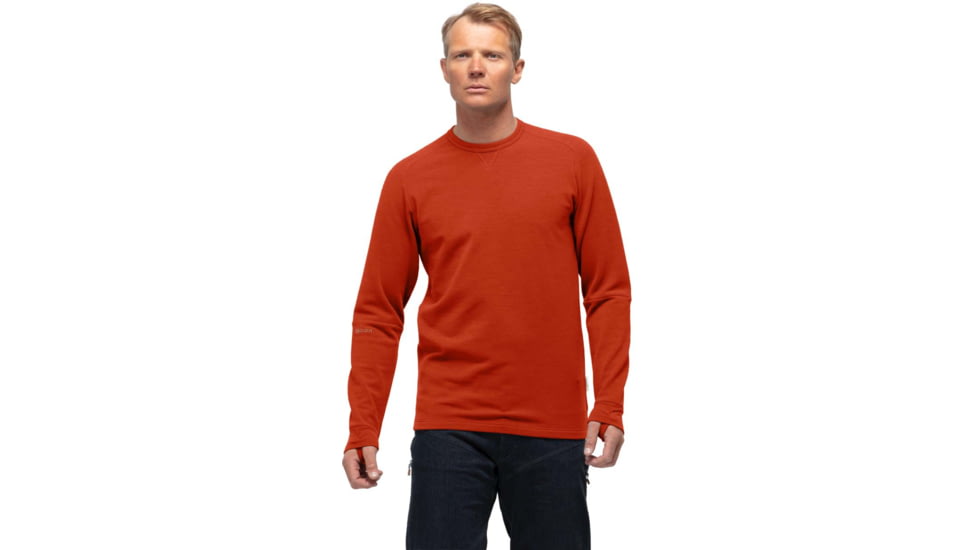 Norrona Skibotn Crew Neck Sweater - Mens, Rooibos Tea, Small, 4208-20 5510 S