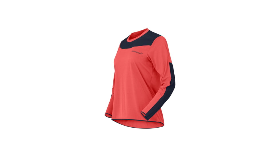 Norrona Skibotn Equaliser Tech Long Sleeve Top - Womens, Paprika, Extra Small, 4209-25-1107-XS