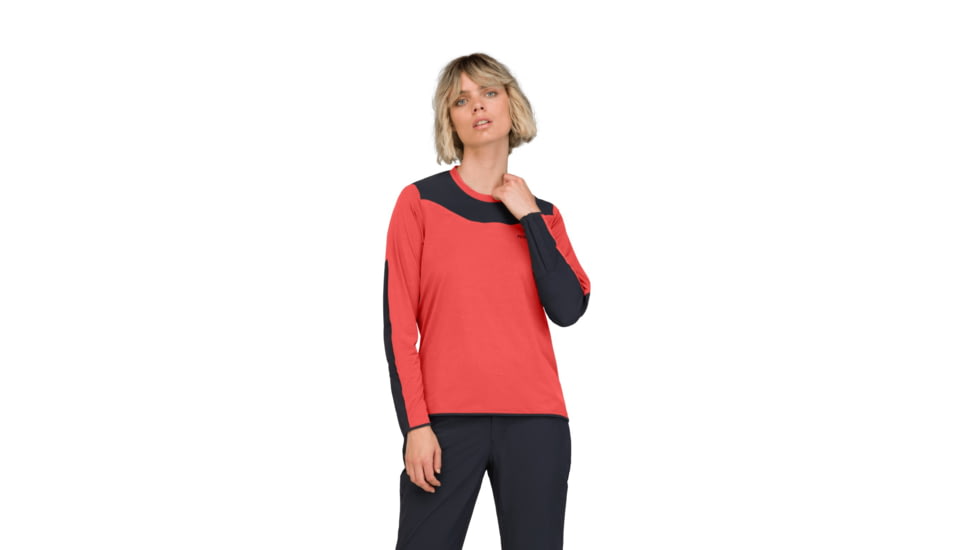 Norrona Skibotn Equaliser Tech Long Sleeve Top - Womens, Paprika, Extra Small, 4209-25-1107-XS