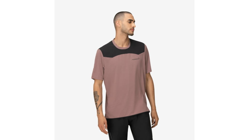 Norrona Skibotn Equaliser Tech T-Shirt - Mens, Grape Shake, Extra Large, 4207-24-6749-XL