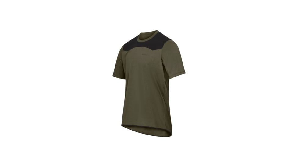 Norrona Skibotn Equaliser Tech T-Shirt - Mens, Olive Night, Extra Large, 4207-24-3301-XL