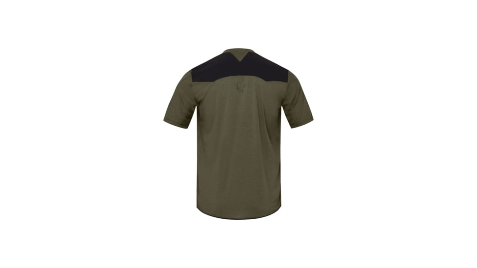 Norrona Skibotn Equaliser Tech T-Shirt - Mens, Olive Night, Extra Large, 4207-24-3301-XL