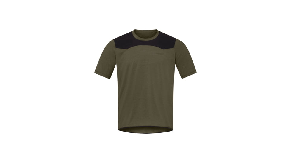 Norrona Skibotn Equaliser Tech T-Shirt - Mens, Olive Night, Extra Large, 4207-24-3301-XL