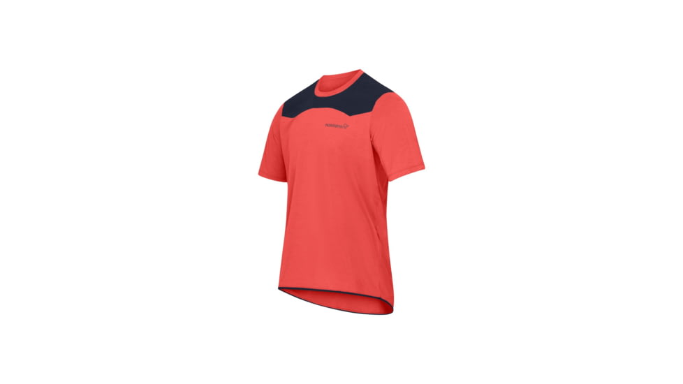 Norrona Skibotn Equaliser Tech T-Shirt - Mens, Paprika, Extra Large, 4207-24-1107-XL