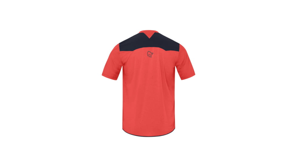 Norrona Skibotn Equaliser Tech T-Shirt - Mens, Paprika, Extra Large, 4207-24-1107-XL