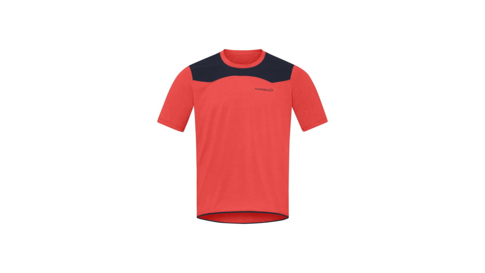 Norrona Skibotn Equaliser Tech T-Shirt - Mens, Paprika, Extra Large, 4207-24-1107-XL