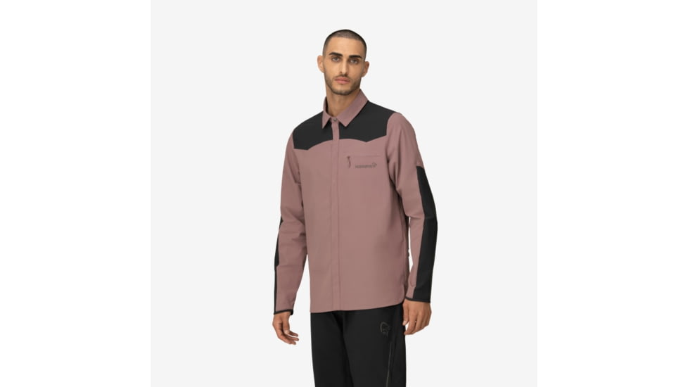Norrona Skibotn Flex1 Shirt - Mens, Grape Shake, Medium, 4201-24-6749-M
