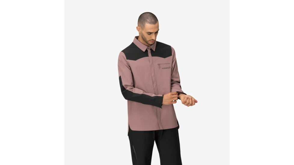 Norrona Skibotn Flex1 Shirt - Mens, Grape Shake, Medium, 4201-24-6749-M