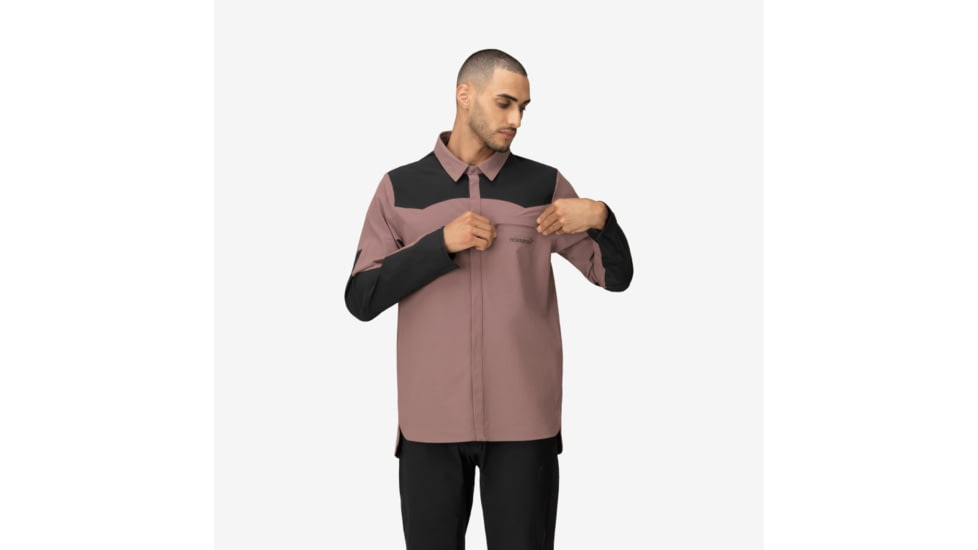 Norrona Skibotn Flex1 Shirt - Mens, Grape Shake, Medium, 4201-24-6749-M