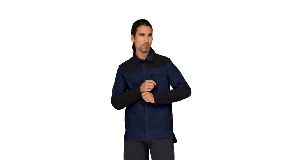 Norrona Skibotn Flex1 Shirt - Mens, Indigo Night, Extra Large, 4201-24-2295-XL