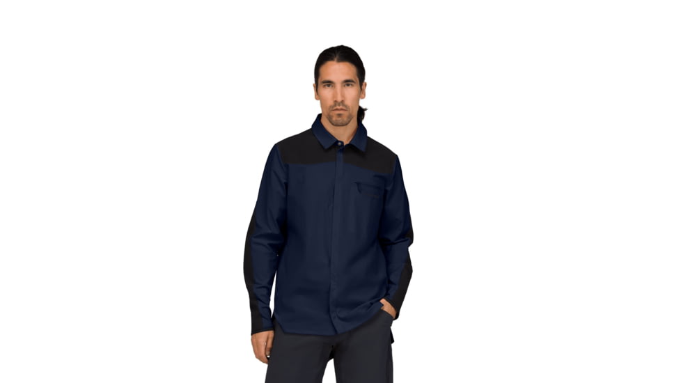 Norrona Skibotn Flex1 Shirt - Mens, Indigo Night, Extra Large, 4201-24-2295-XL