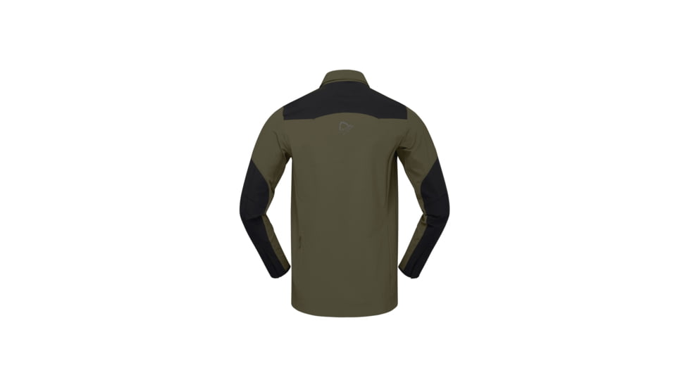 Norrona Skibotn Flex1 Shirt - Mens, Olive Night, Large, 4201-24-3301-L