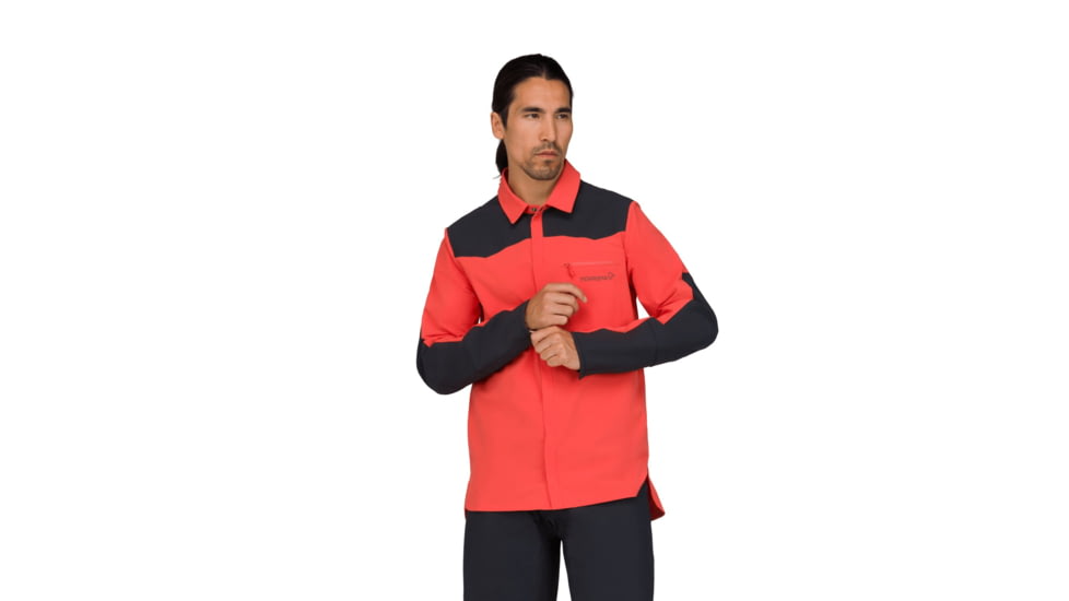 Norrona Skibotn Flex1 Shirt - Mens, Paprika, Extra Large, 4201-24-1107-XL
