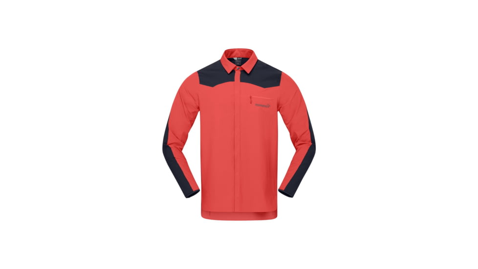Norrona Skibotn Flex1 Shirt - Mens, Paprika, Extra Large, 4201-24-1107-XL