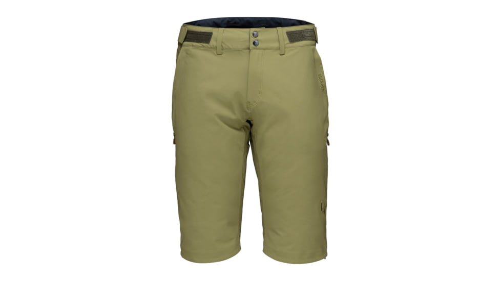Norrona Skibotn Flex One Shorts - Men's, Olive Drab, Small, 4203-20 3897 S