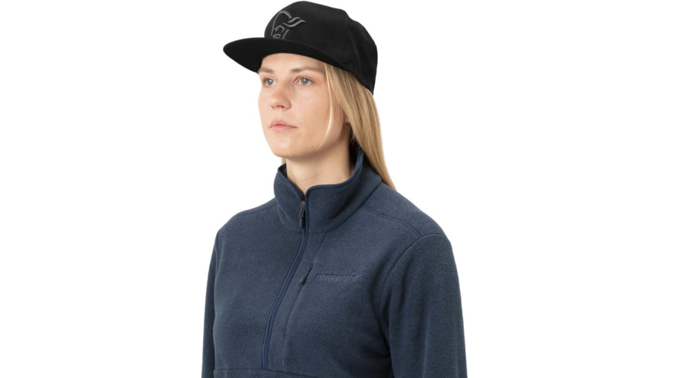 Norrona Snap Back Cap, Caviar Black, 3421-22 7718 ONE SIZE