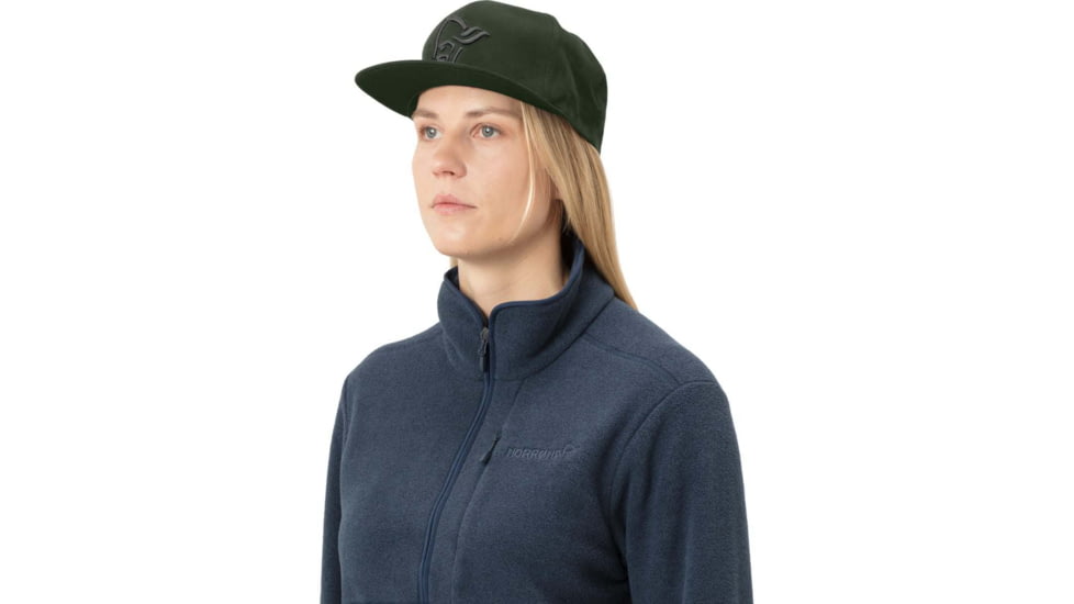 Norrona Snap Back Cap, Olive Night, One Size, 3421-18-3301-ONE SIZE