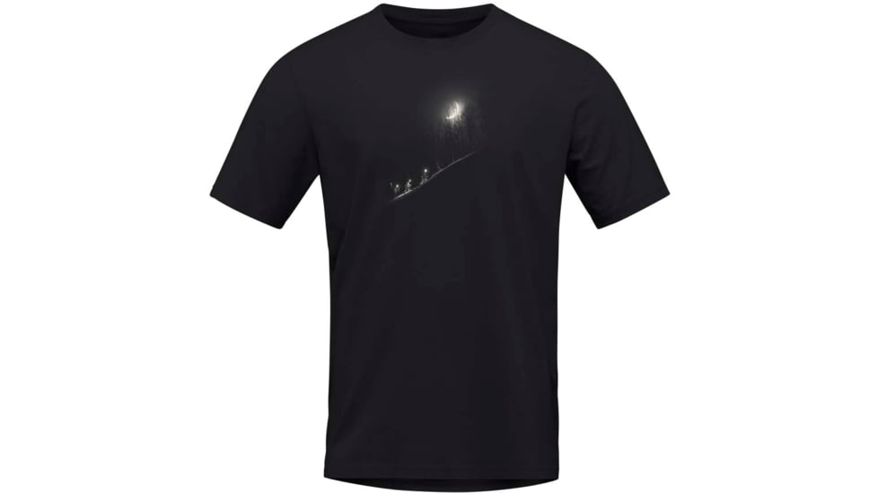 Norrona Square Viking T-Shirt - Mens, Caviar Black, Small, 3413-22 7718 S
