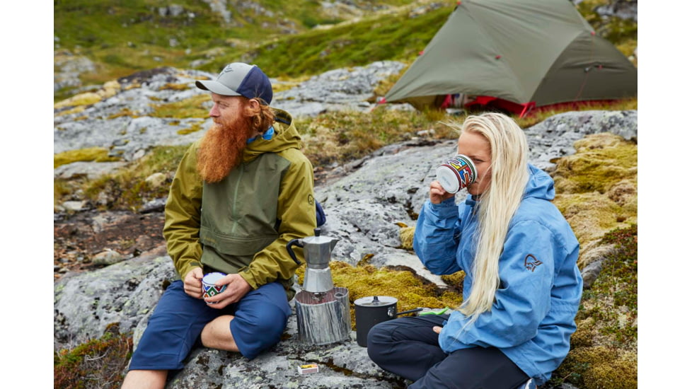 Norrona Svalbard Cotton Anorak - Mens, Olive Drab, Extra Large, 2463-19-3897-XL