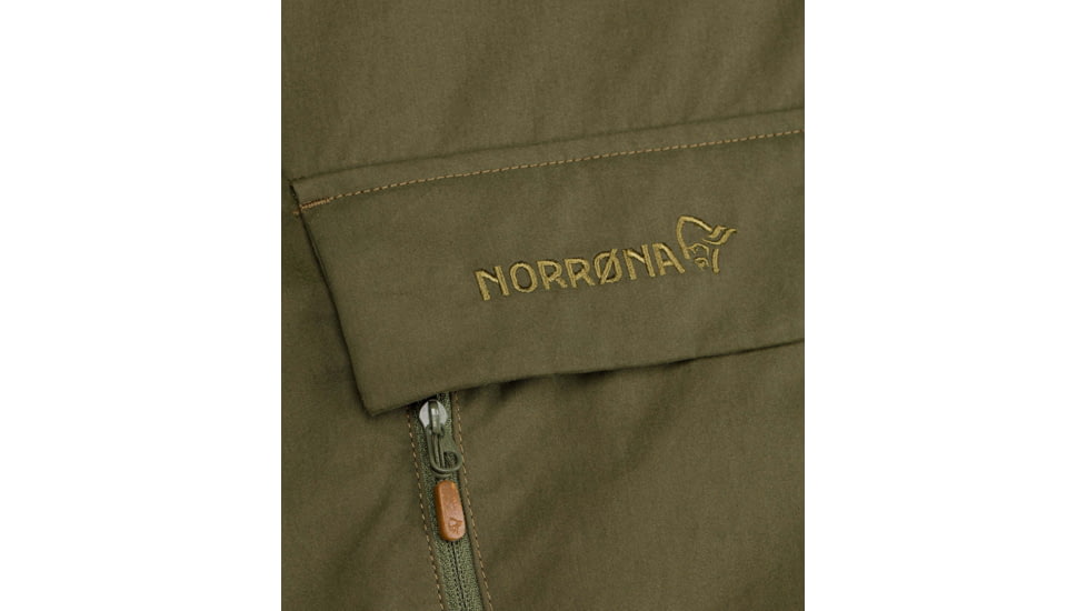 Norrona Svalbard Cotton Anorak - Mens, Olive Drab, Extra Large, 2463-19-3897-XL