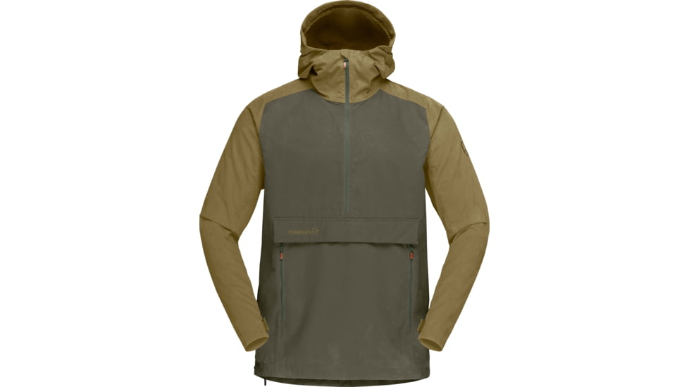 Norrona Svalbard Cotton Anorak - Mens, Olive Drab, Extra Large, 2463-19-3897-XL