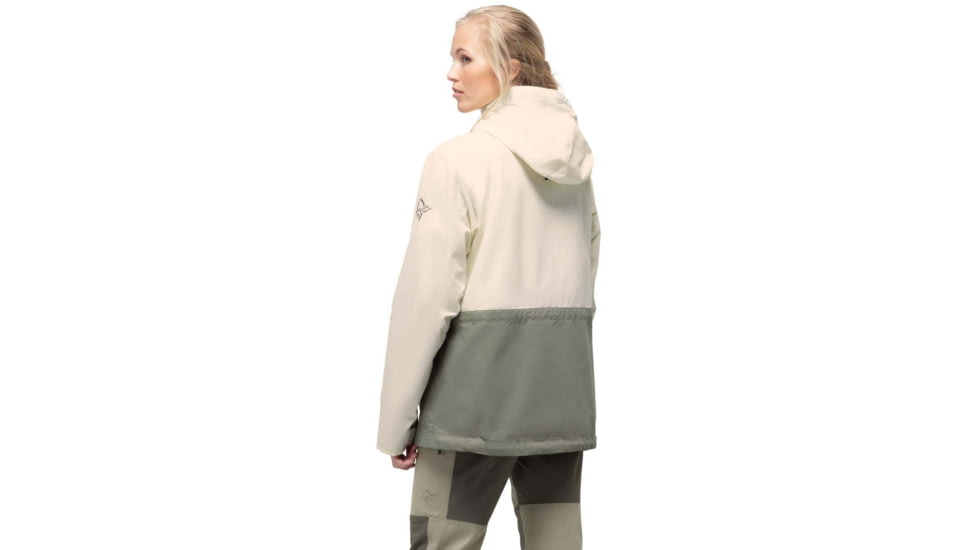 Norrona Svalbard Cotton Anorak - Womens, Ecru/Sandstone, Medium, 2464-19-9005-M