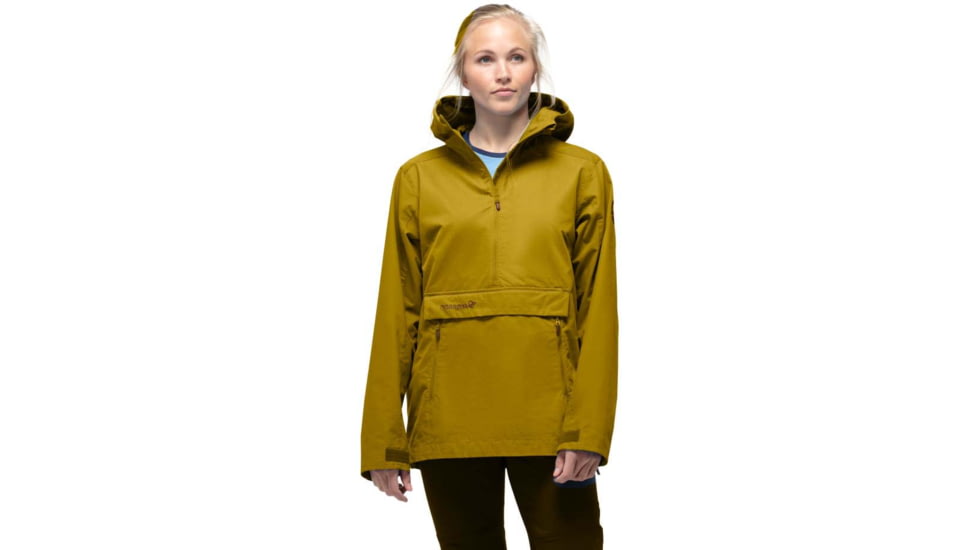 Norrona Svalbard Cotton Anorak - Womens, Golden Palm, Large, 2464-19-5502-L