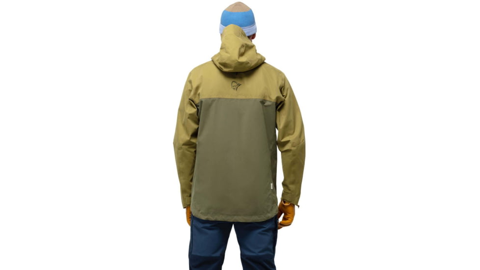 Norrona Svalbard Cotton Jacket - Mens, Olive Drab, Extra Large, 2401-19-3897-XL