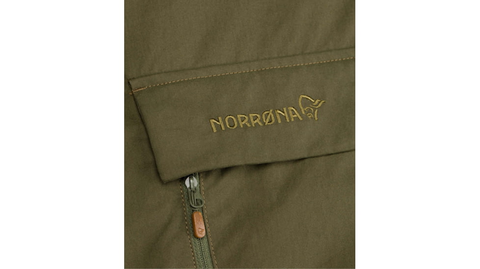 Norrona Svalbard Cotton Jacket - Mens, Olive Drab, Extra Large, 2401-19-3897-XL