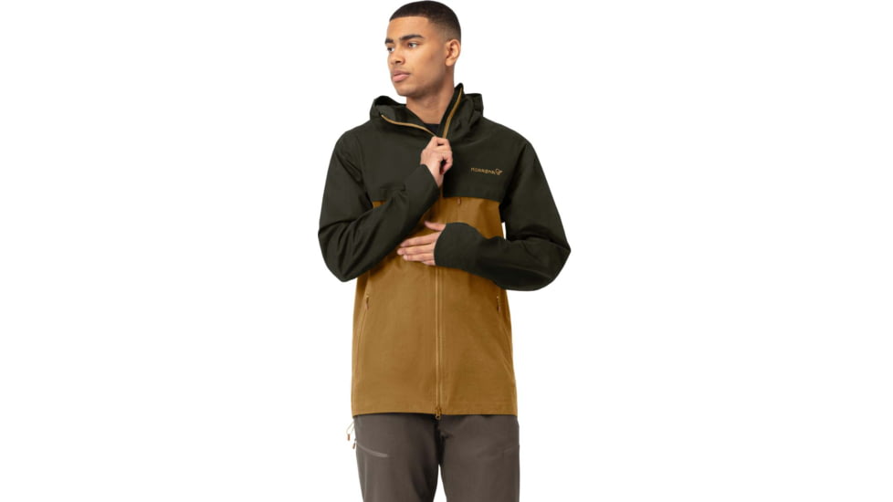 Norrona Svalbard Cotton Jacket - Mens, Rosin/Camelflage, Extra Large, 2401-19 3002 XL