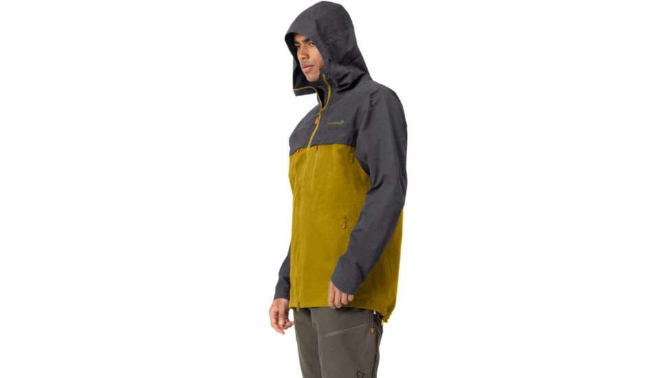 Norrona Svalbard Cotton Jacket - Mens, Slate Grey/Golden Palm, Medium, 7042698463296