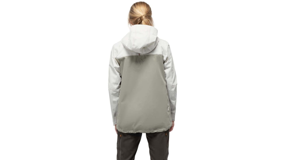 Norrona Svalbard Cotton Jacket - Womens, Ecru/Sandstone, Small, 2432-19-9005-S