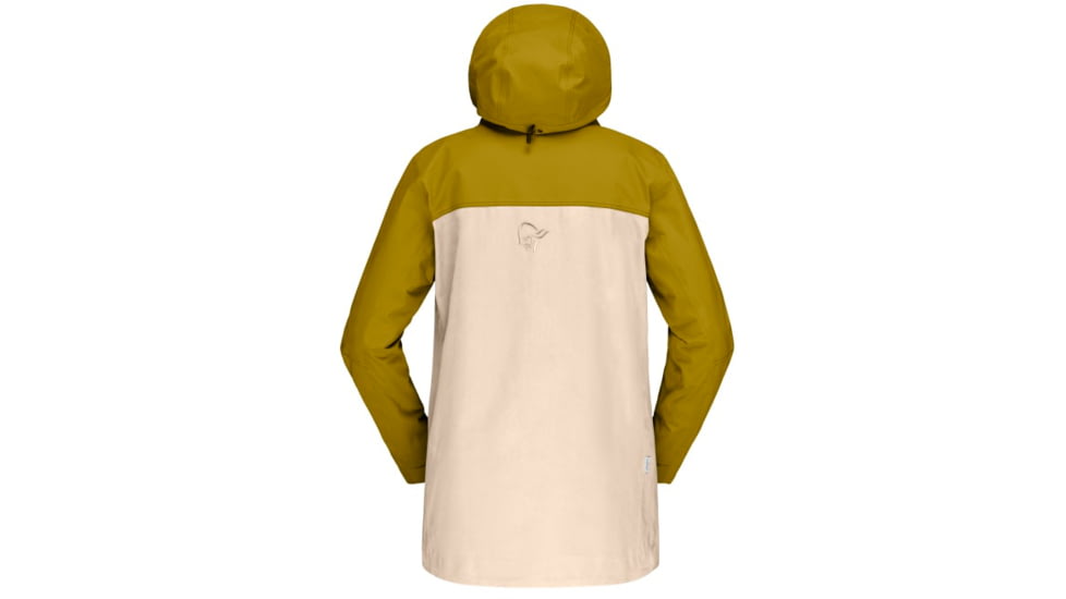 Norrona Svalbard Cotton Jacket - Womens, Golden Palm/Ecru, Extra Large, 7042698463364