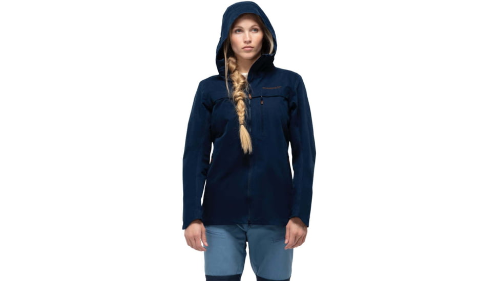 Norrona Svalbard Cotton Jacket - Womens, Indigo Night, Small, 2432-19-2295-S