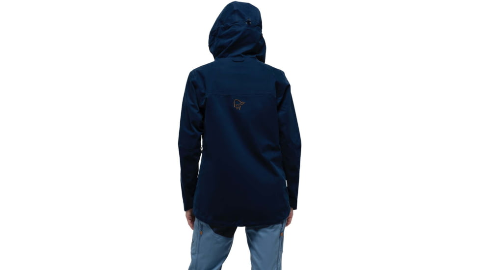 Norrona Svalbard Cotton Jacket - Womens, Indigo Night, Small, 2432-19-2295-S