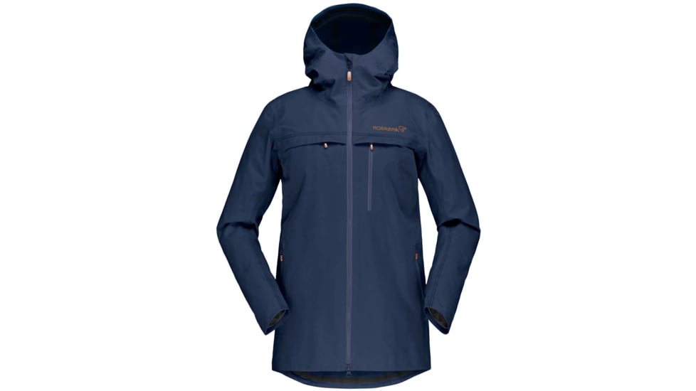 Norrona Svalbard Cotton Jacket - Women's, Indigo Night, Small, 2432-19 2295 S