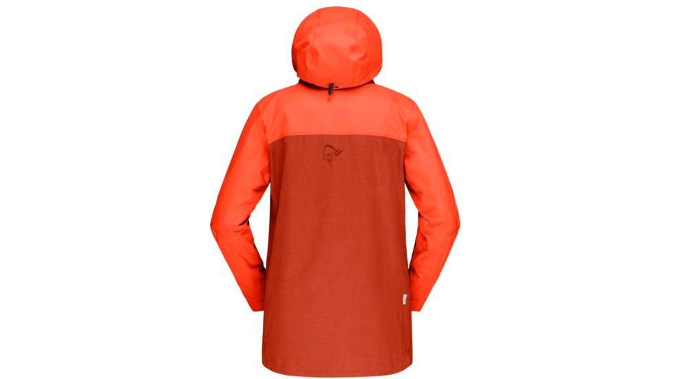 Norrona Svalbard Cotton Jacket - Womens, Orange Alert/Rooibos Tea, Extra Small, 2432-19 5656 XS