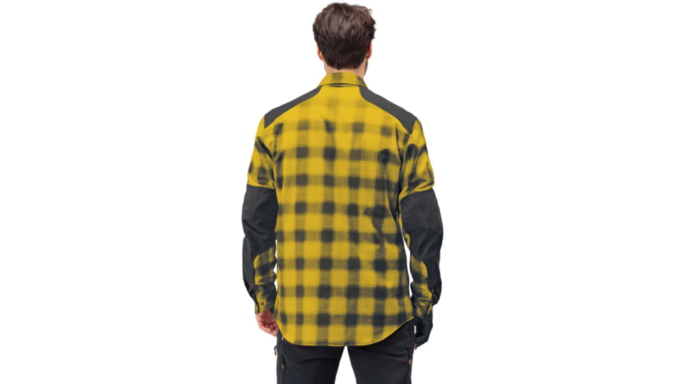 Norrona Svalbard Flannel Shirt - Mens, Golden Palm, Extra Small, 7042698456878
