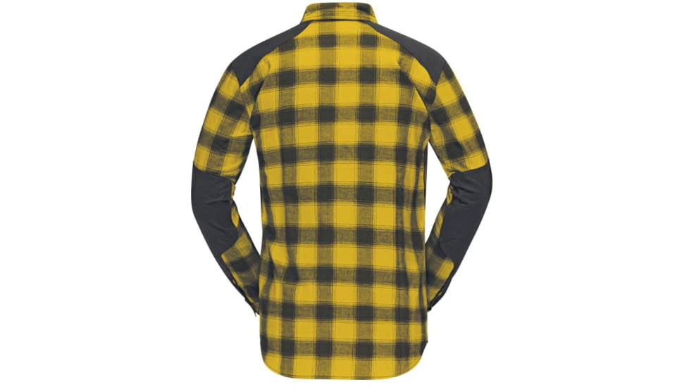 Norrona Svalbard Flannel Shirt - Mens, Golden Palm, Extra Small, 7042698456878