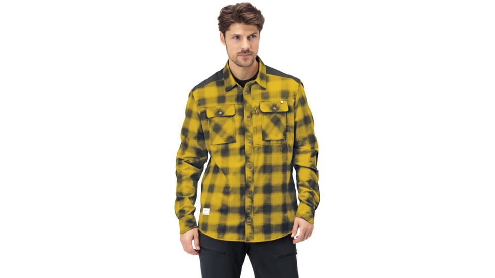 Norrona Svalbard Flannel Shirt - Men's, Golden Palm, Extra Small, 2404-19 5502 XS