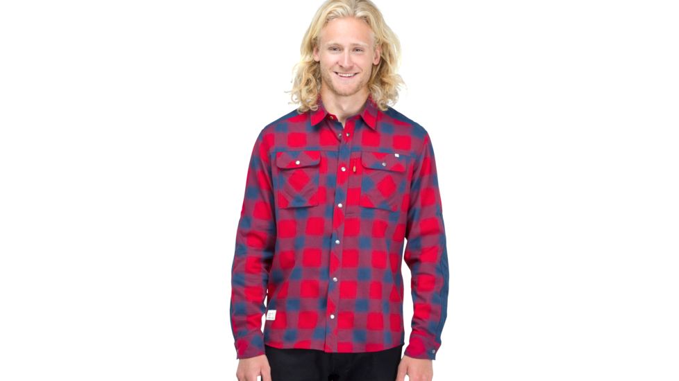 Norrona Svalbard Flannel Shirt - Mens, Jester Red, Small, 2404-19-1125-S