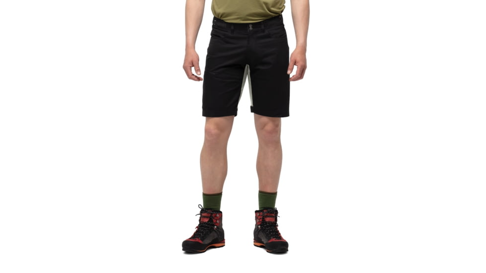 Norrona Svalbard Mid Cotton Shorts - Mens, Caviar/Slate Grey, Medium, 7042698428820
