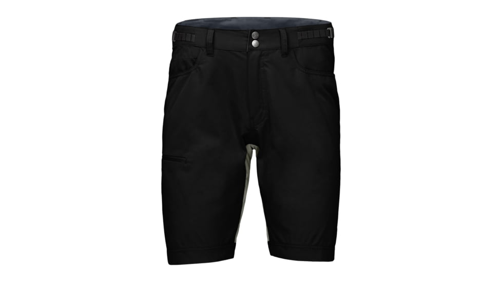 Norrona Svalbard Mid Cotton Shorts - Mens, Caviar/Slate Grey, Medium, 7042698428820