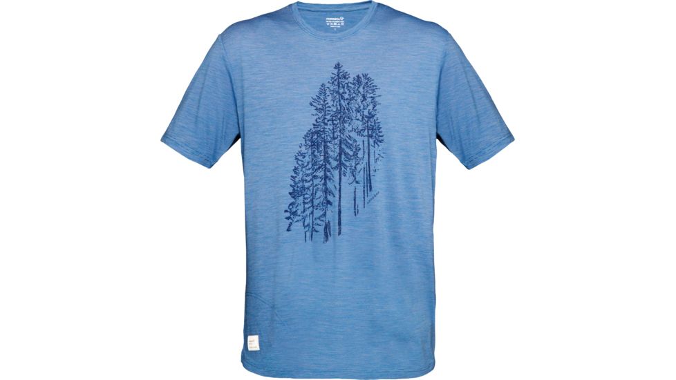 Norrona Svalbard Wool T-Shirt - Mens, Denimite, Large, 2419-19-2345-L
