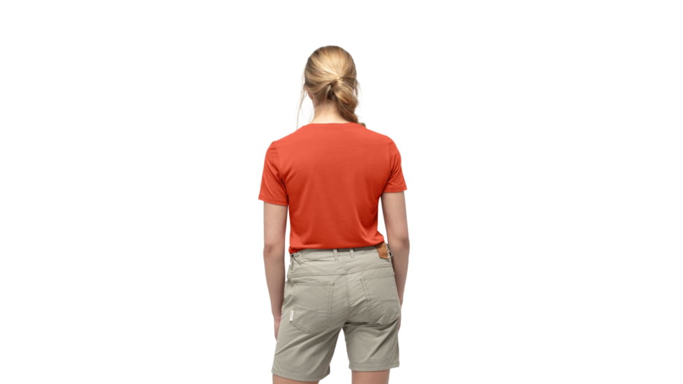 Norrona Svalbard Wool T- Shirt - Womens, Rooibos Tea, Small, 7042698430786