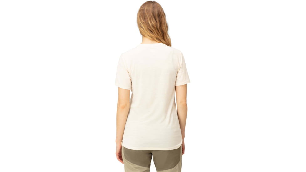 Norrona Svalbard Wool T-Shirt - Womens, Snowdrop, Large, 2438-19 9940 L