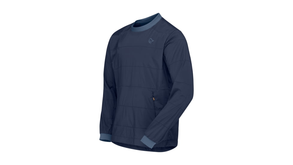 Norrona Tamok Alpha90 Crewneck - Mens, Indigo Night, Large, 1213-23 2295 L