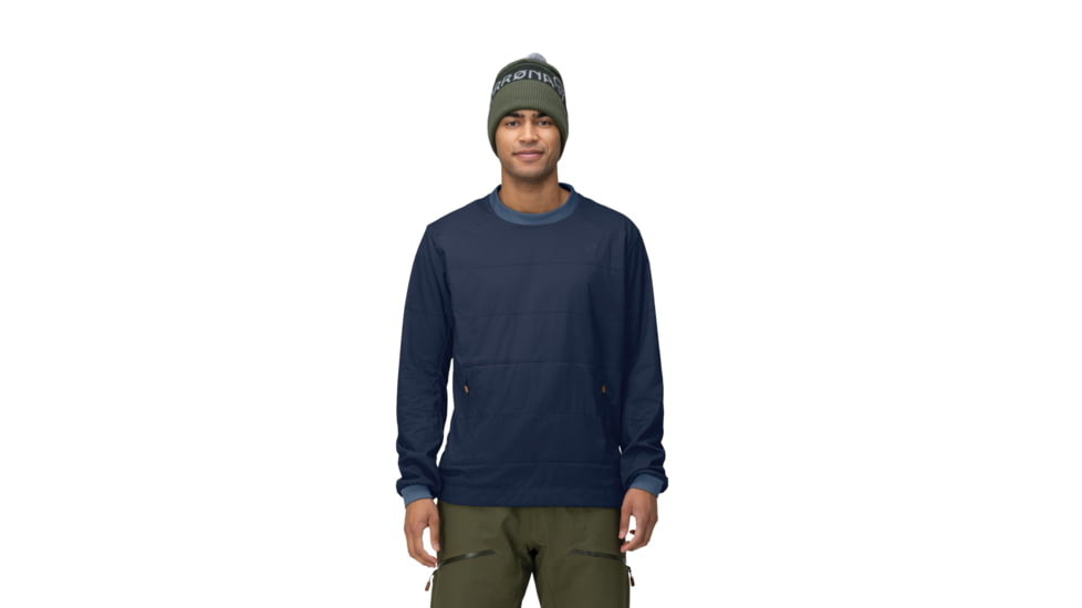 Norrona Tamok Alpha90 Crewneck - Mens, Indigo Night, Large, 1213-23 2295 L